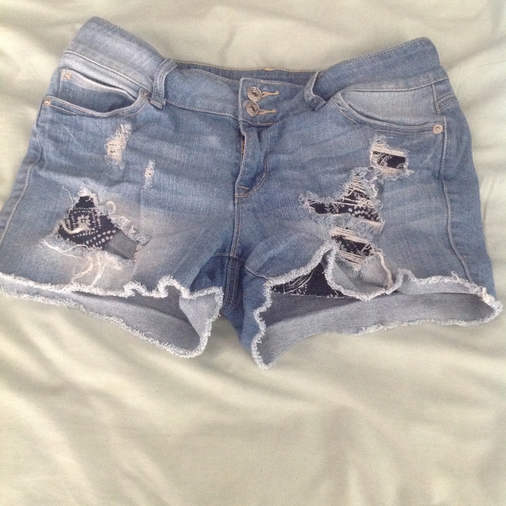 cute distressed shorts